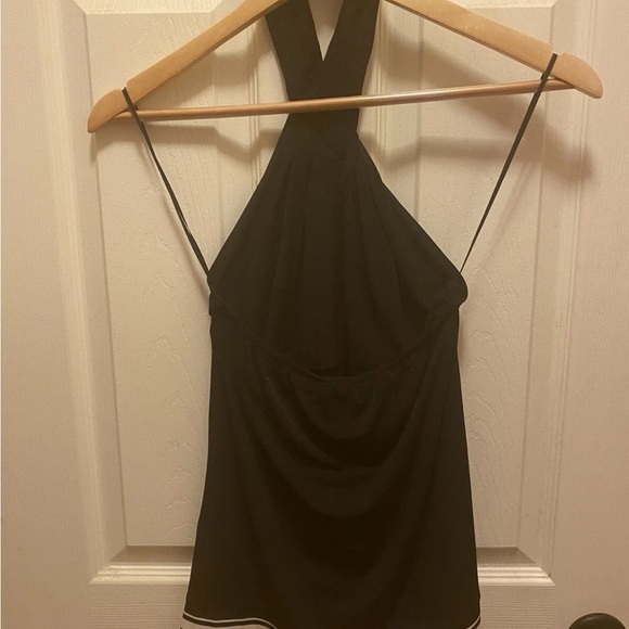 Michael Kors Sz XXS Elegant Black Halter Shirt NWT!! - Picture 4 of 4